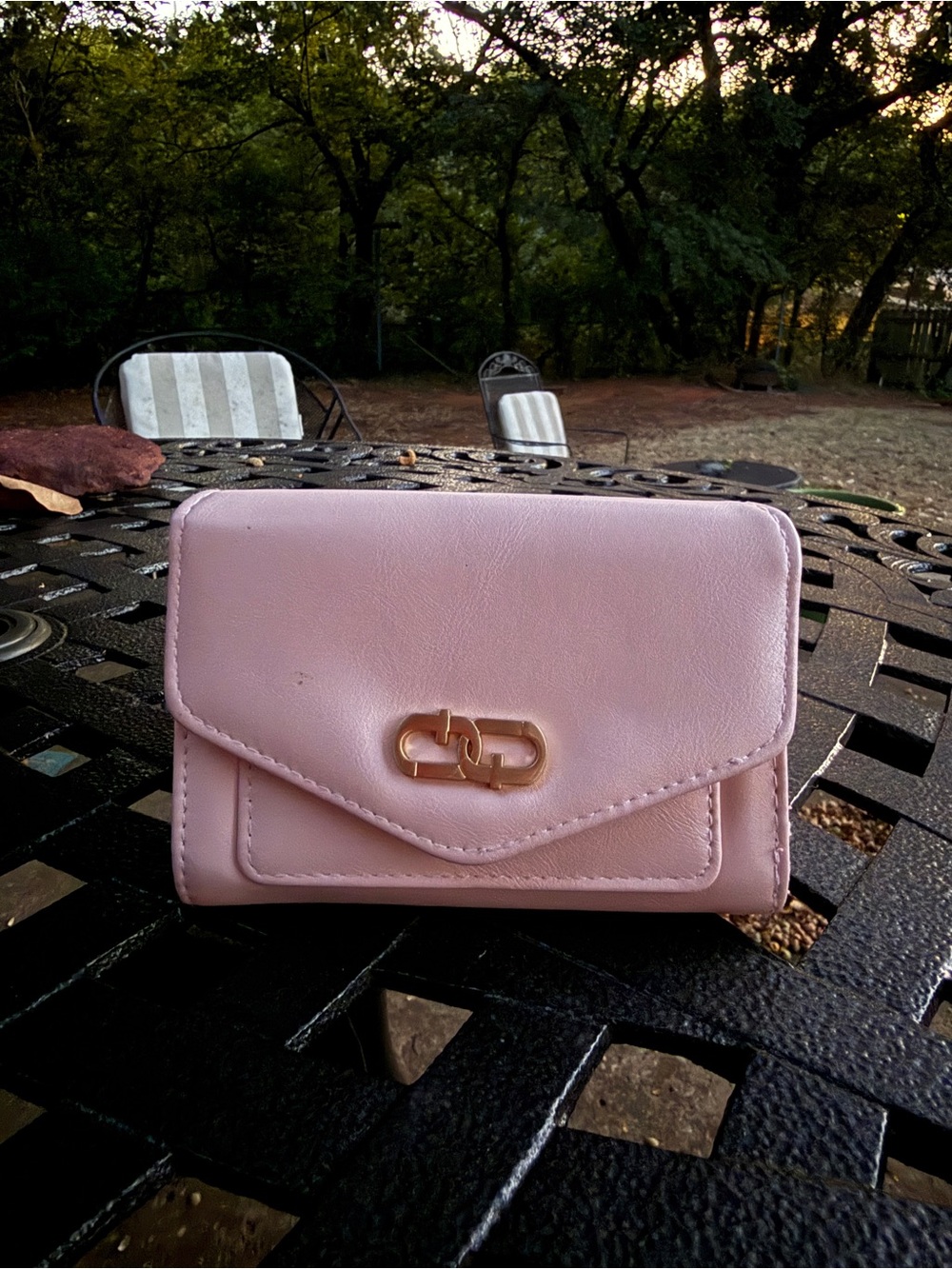 Soft Pink vinyl Women's Wallet